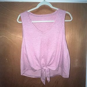 Lululemon Tank Top with Cropped tie in front
